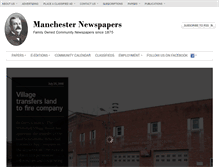 Tablet Screenshot of manchesternewspapers.com